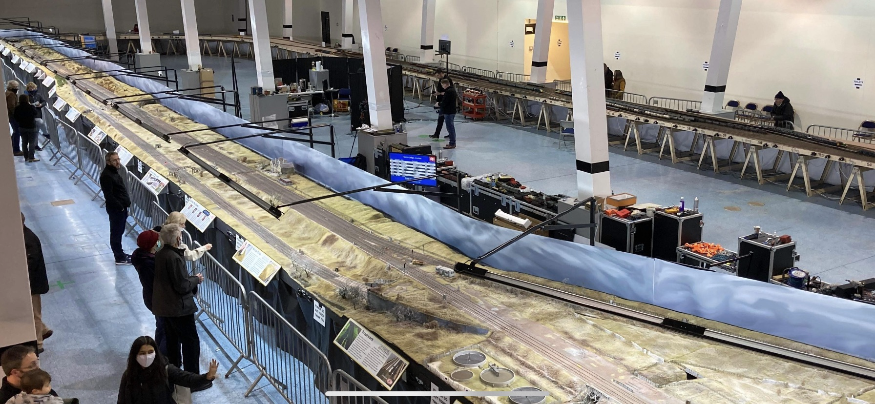 The layout in its original form (Phase 1) at its first outing in Wakefield in 2020..