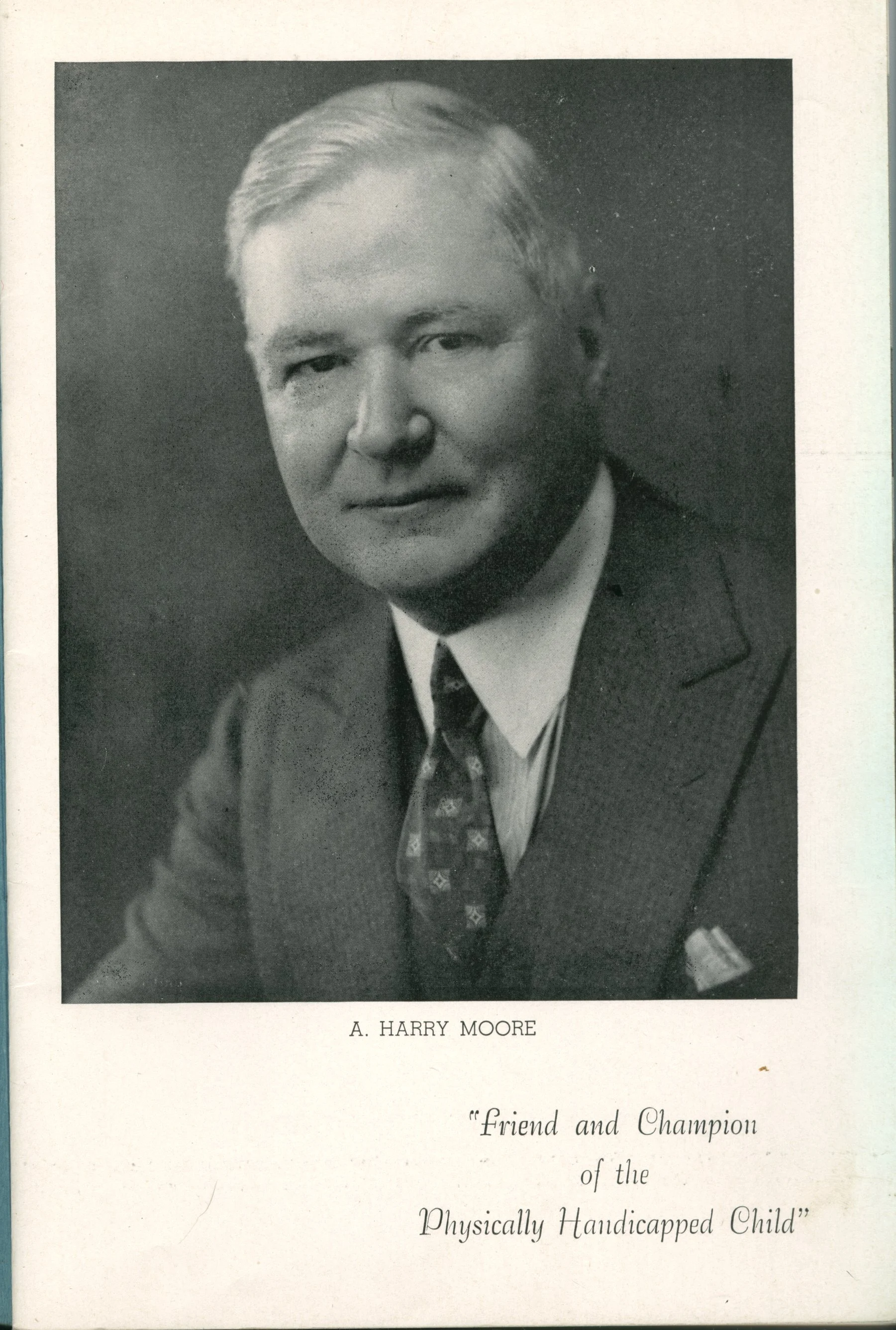 Governor A. Harry Moore, for whom the school is named