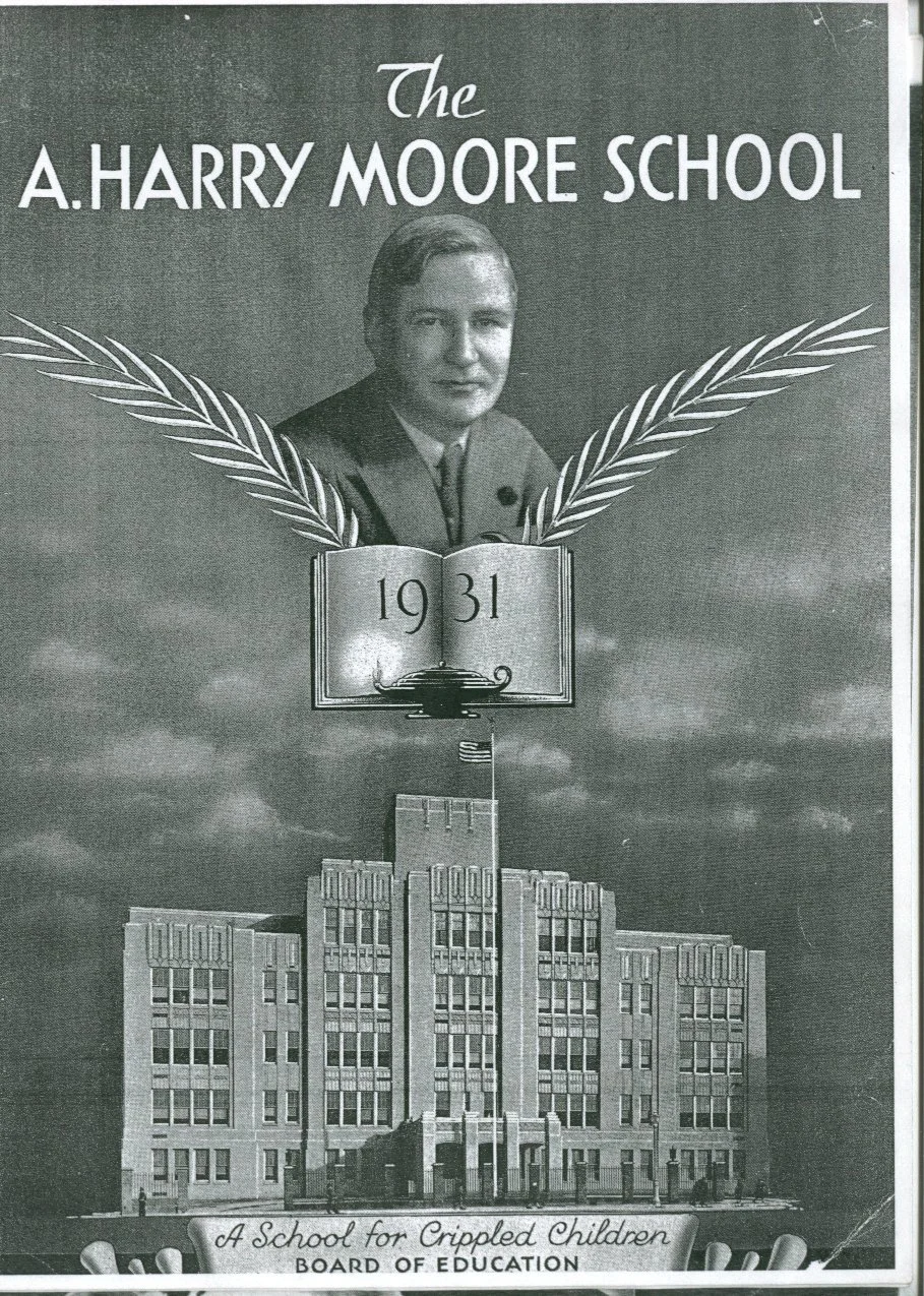 1931 illustration of the new school building