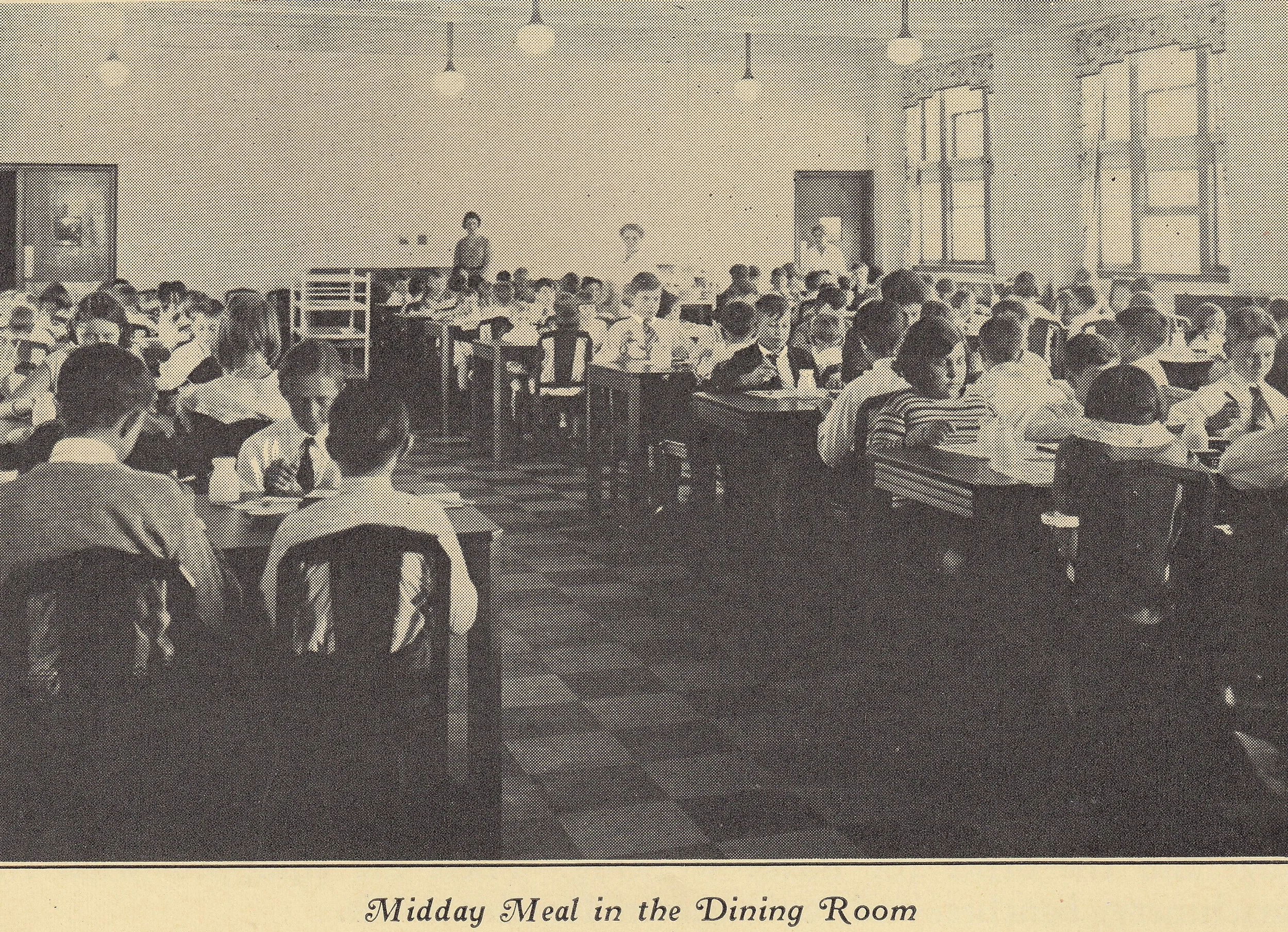 The dining room