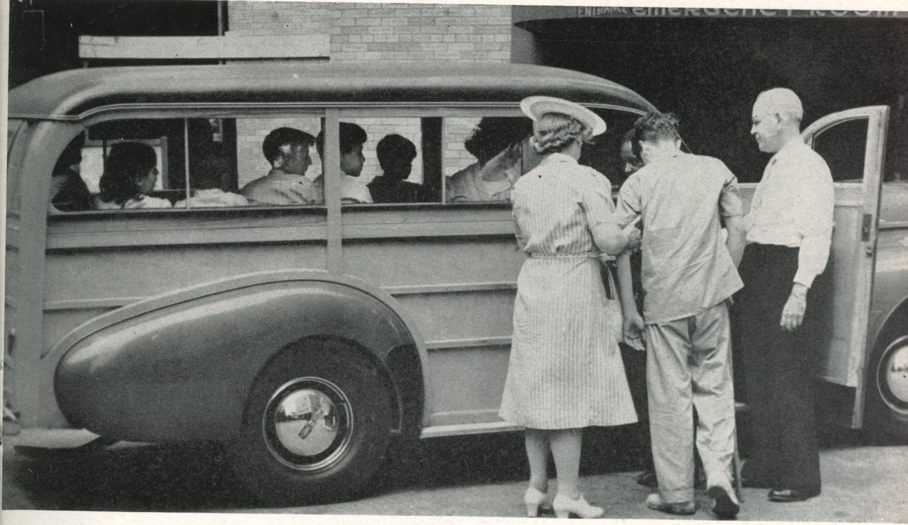 Boarding the school bus