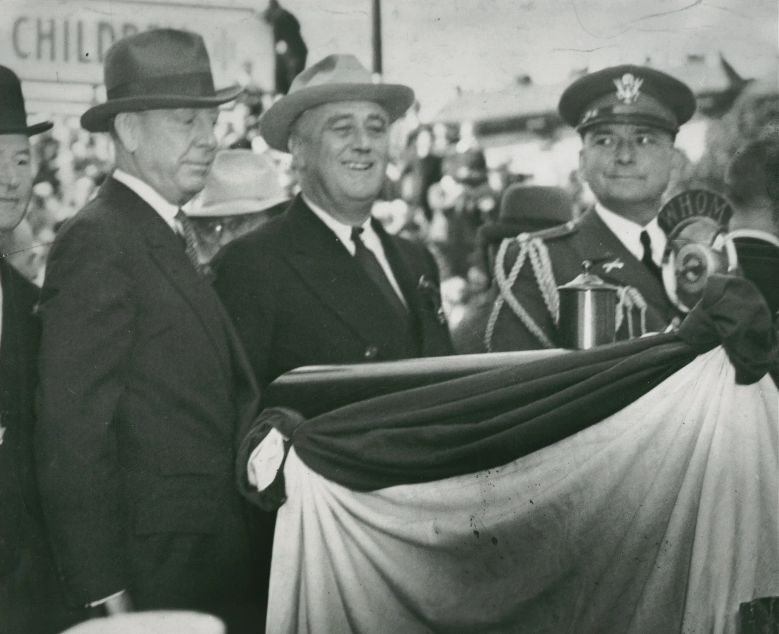 Governor A. Harry Moore at the school's dedication, 1931