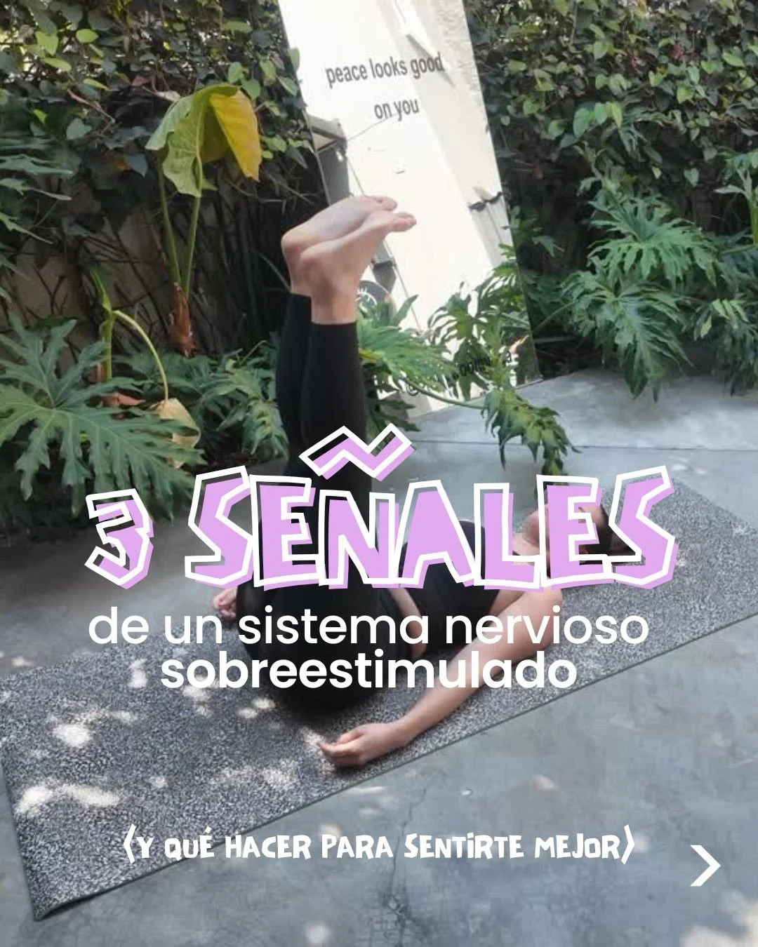 tu cuerpo no est&aacute; exagerando. tu sistema nervioso puede estar sobreestimulado.

en este post te comparto algunas posturas que pueden ayudarte a regularlo.

a veces el cuerpo no necesita hacer m&aacute;s, sino bajar el ritmo.