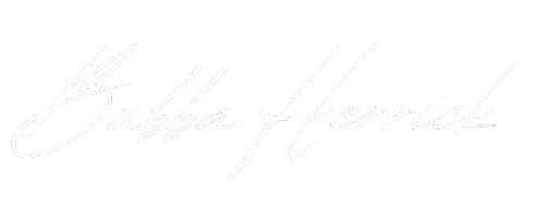 Signature of Bubbah Herrick on a black background.