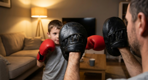 5 Boxing Games You Can Play With Your Children in the Living Room. 
