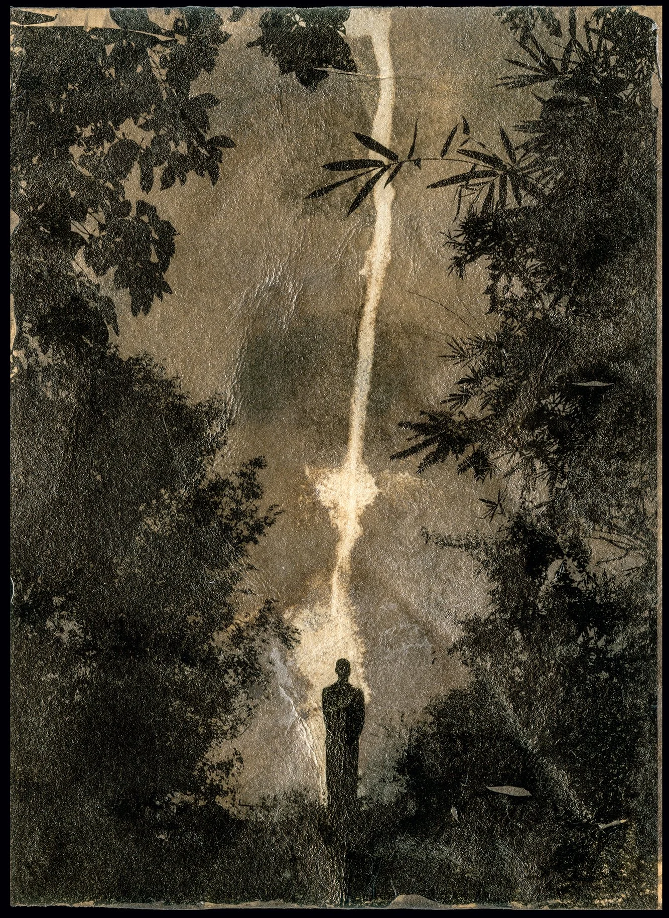 2025 Greece.
Image transfer on watercolour paper painted with inks.