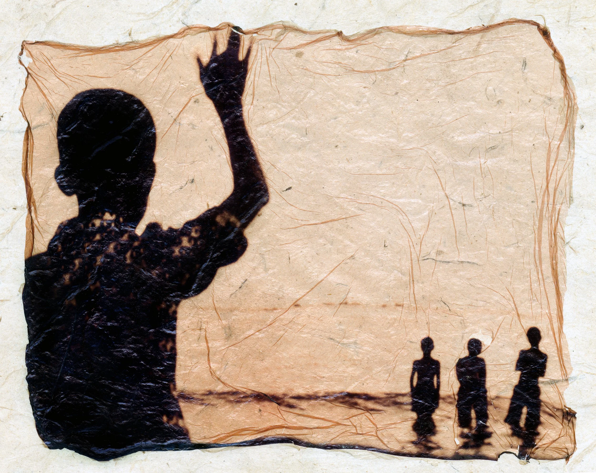 2002, India. Polaroid emulsion transfer.