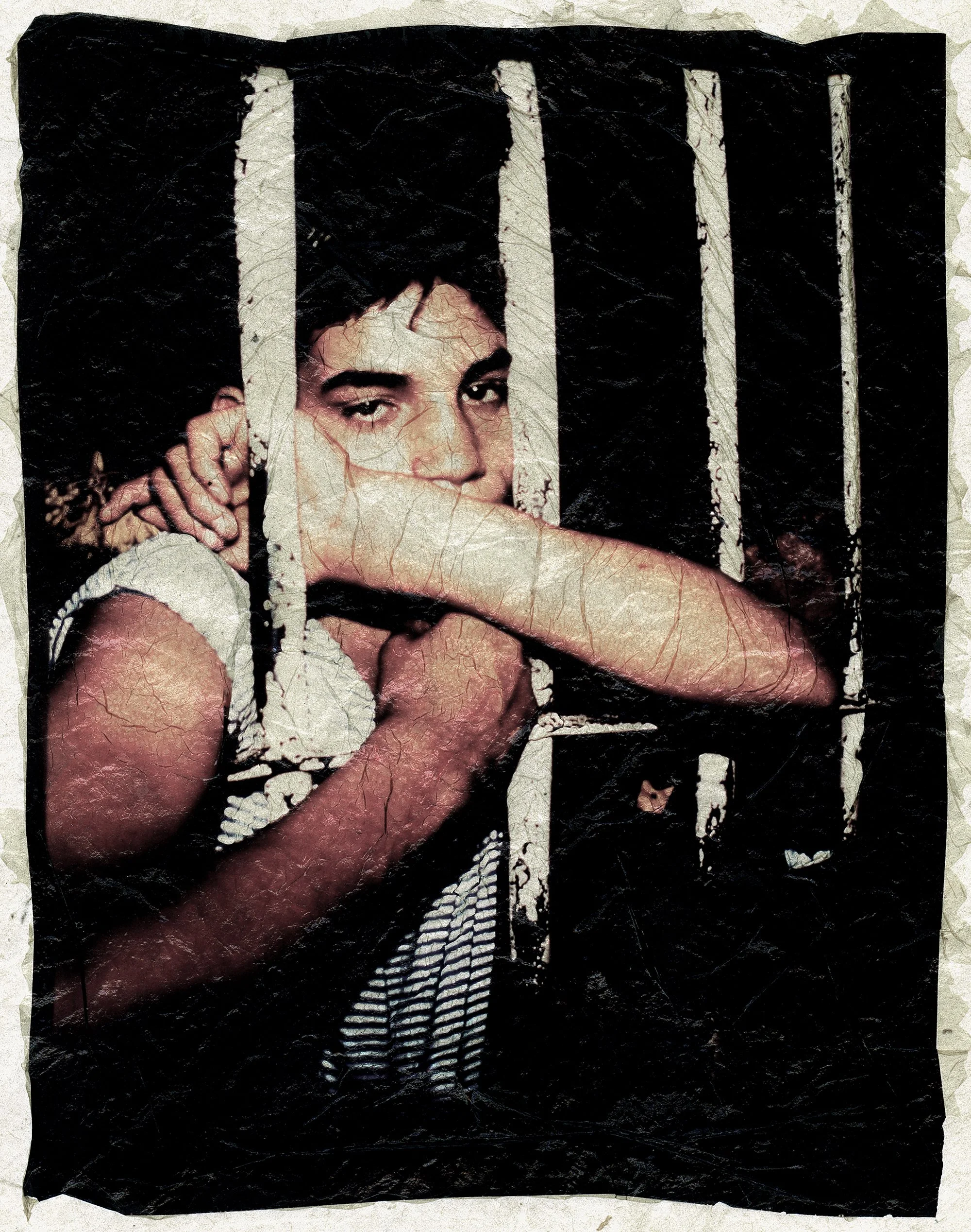 2003, Cuba. Polaroid emulsion transfer.