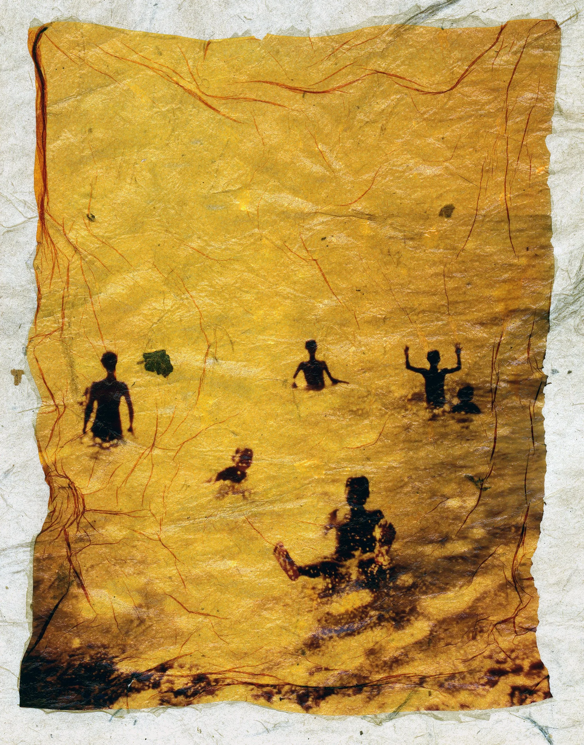 2002, India. Polaroid emulsion transfer.