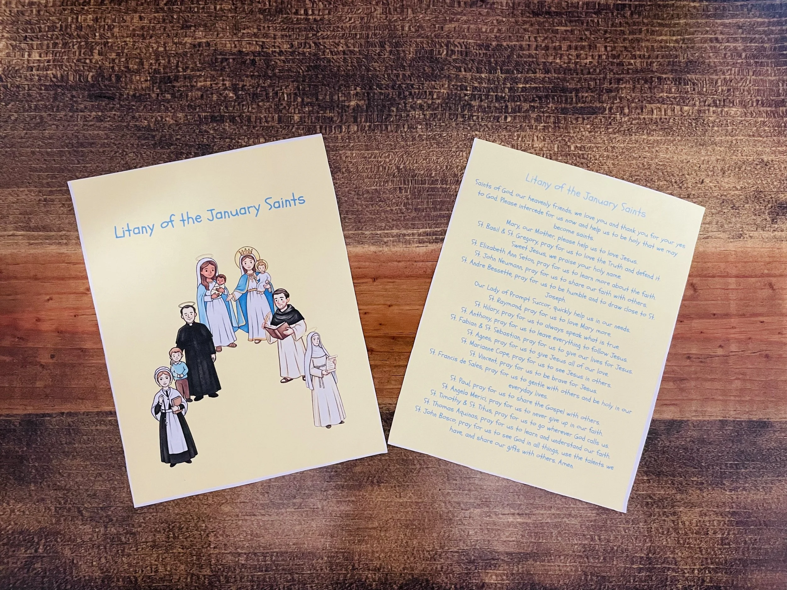 Litany of January Saints