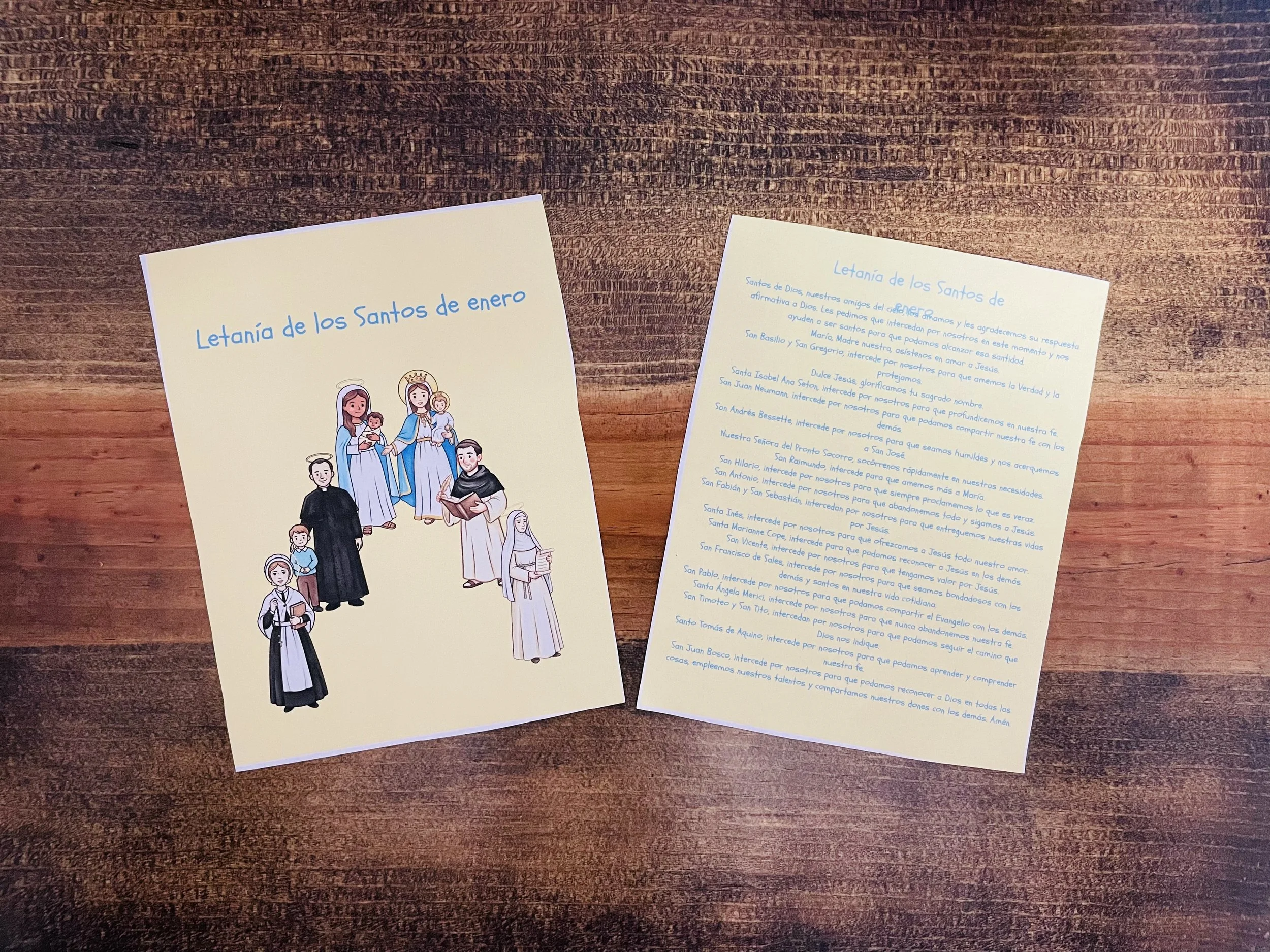 Letania de los santos de enero