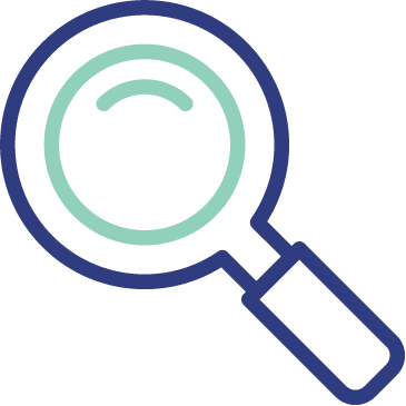 see - magnifying glass