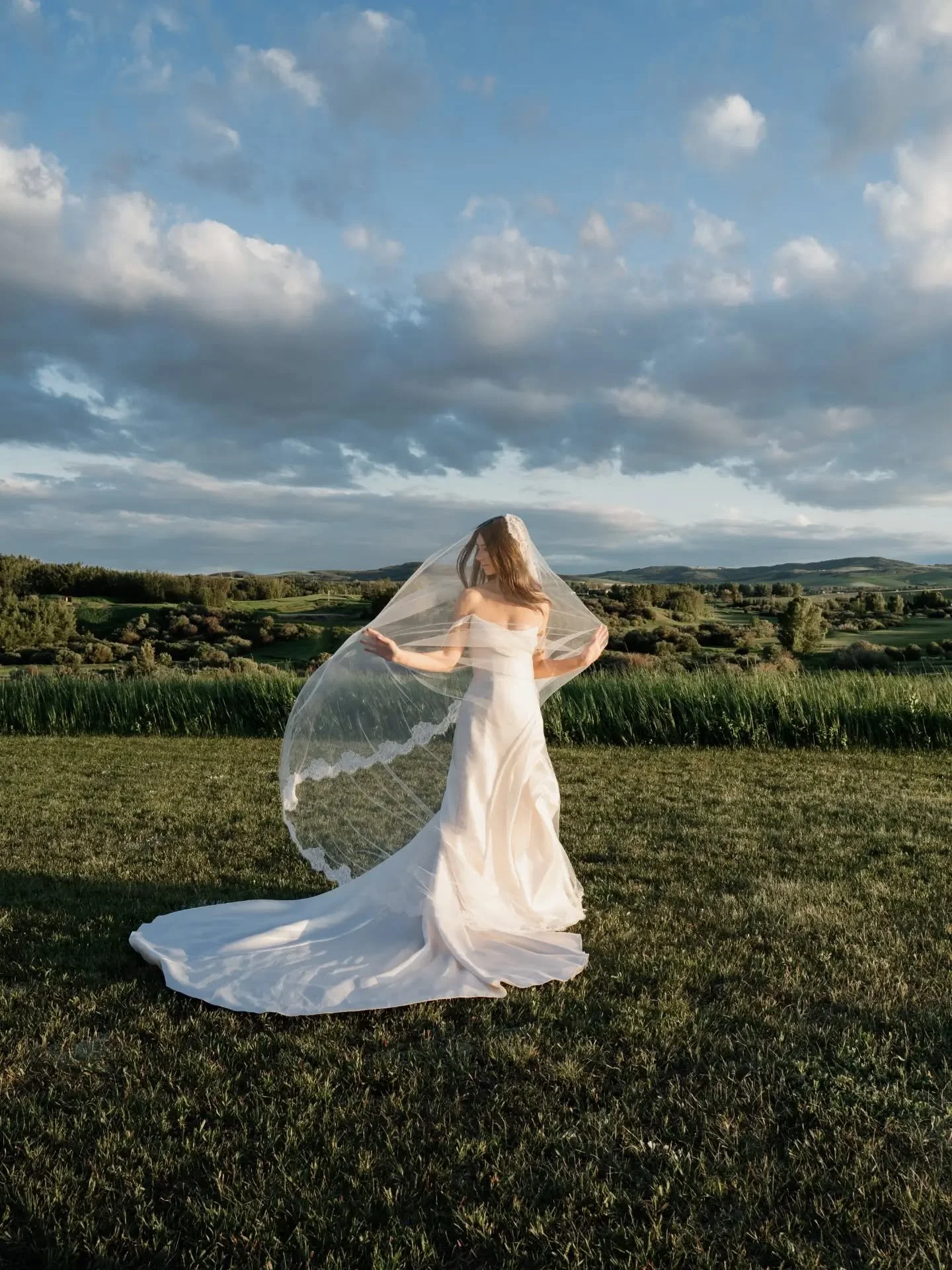 For Megan and Carter's wedding the forecast was thunderstorms but these guys had the most perfect sunny wedding in Calgary.

And please just look at Megan's wedding dress, so beautiful and classy. Chef's kiss🤍

Always a pleasure to second shoot for 