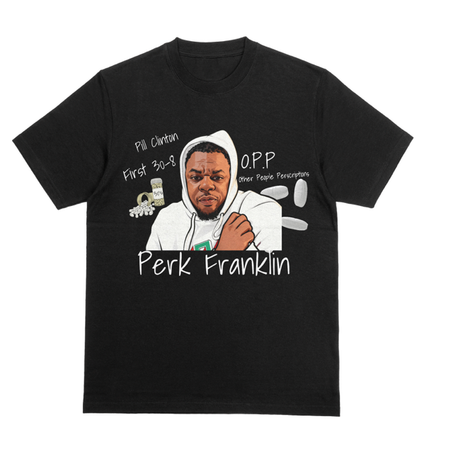 Perk Franklin Graphic T-shirt
