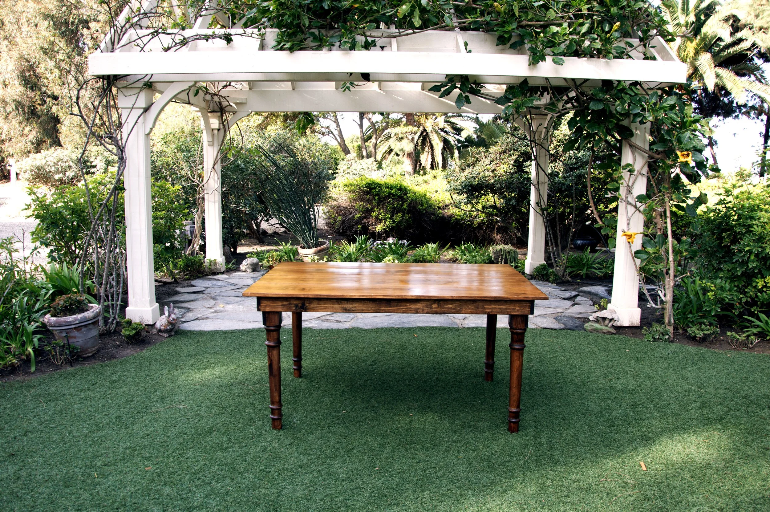 In-House 5 Foot Wood Ranch Table