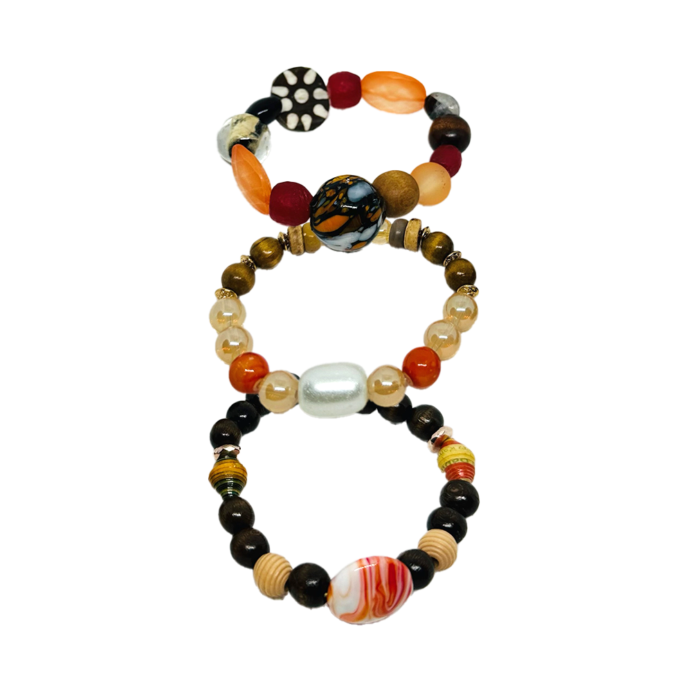 The Colors of Africa Bracelet Set