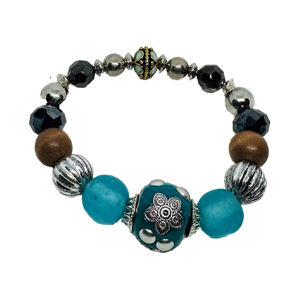 Teal Tibet Bracelet