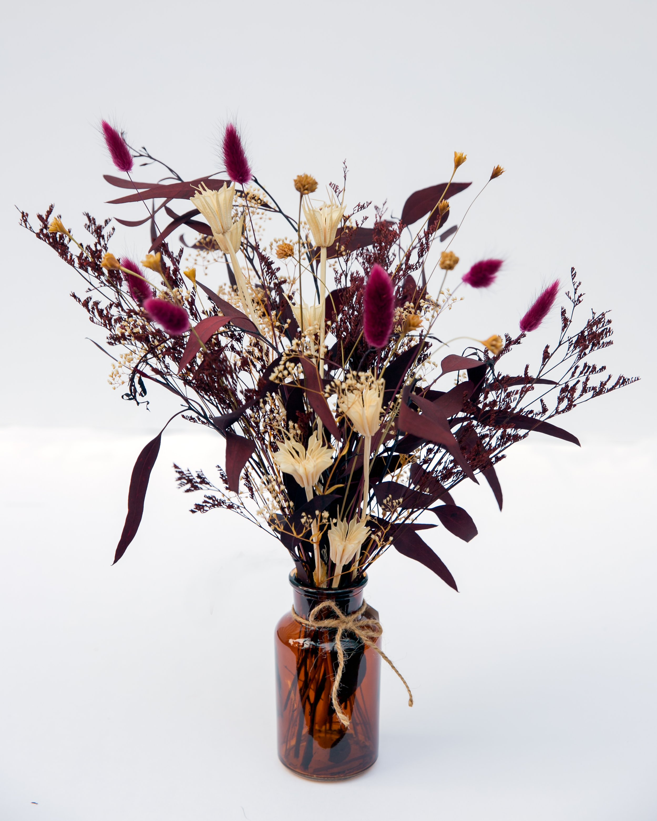 Autumn Velvet Dried Budvase Arrangment