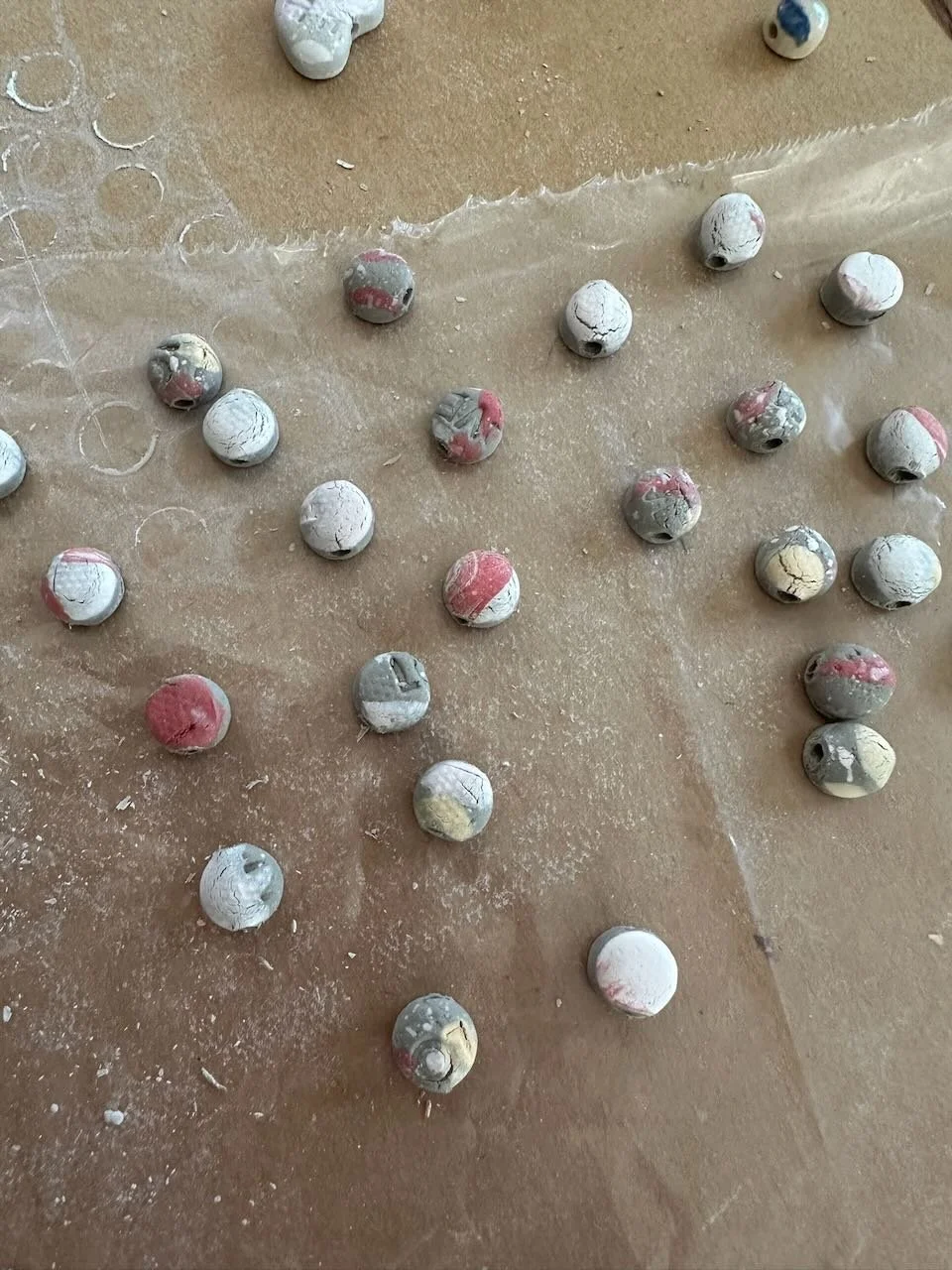 OG Love Confetti dots before being fired