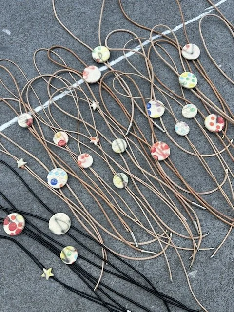 35 Bolo ties and necklaces ❤️