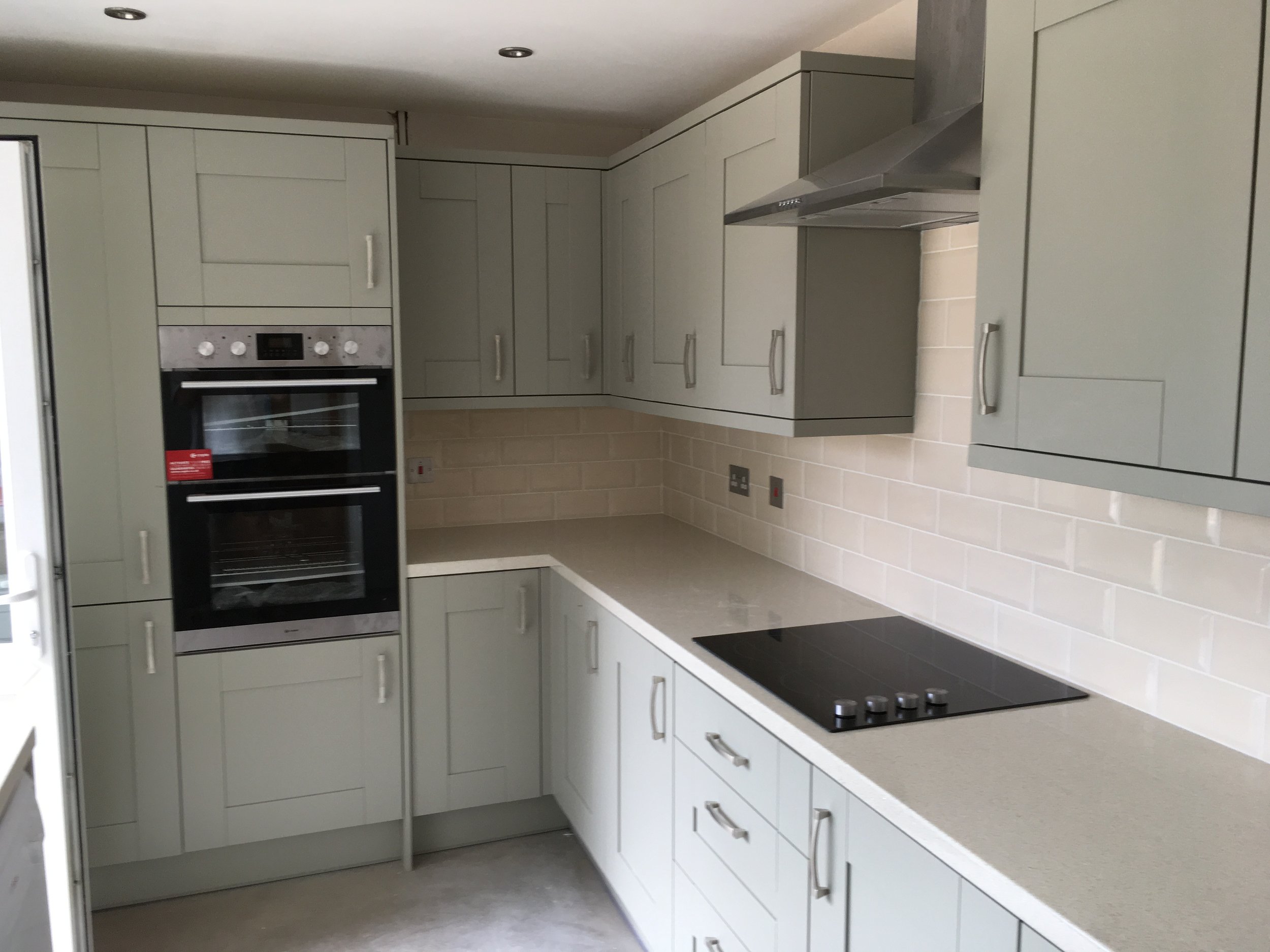 Professional kitchen fitting process by GS Carpentry