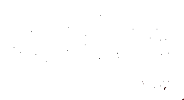 Stylized black and white abstract symbol or text design