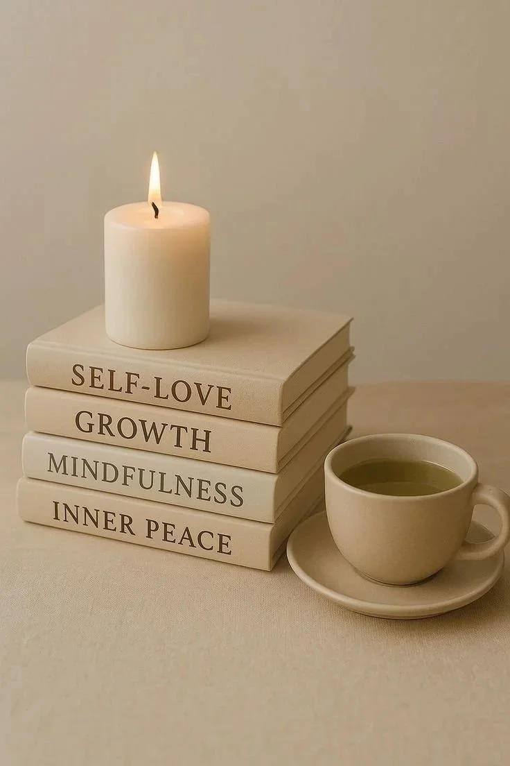 self-help-books-with-candles