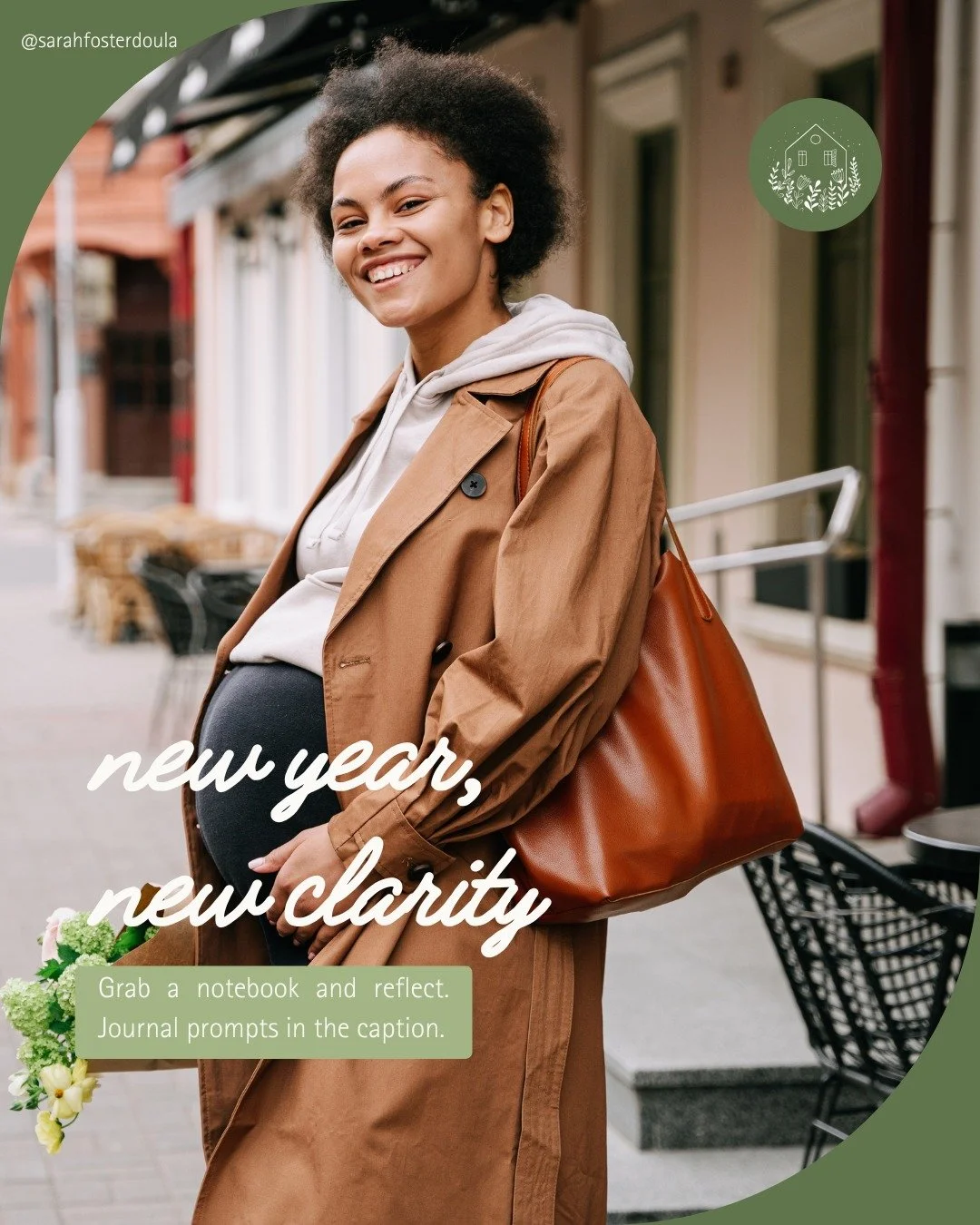 New year, new clarity. Grab a notebook and reflect: 
What would a birth experience that feels fully yours look like?
What matters most to you during this time? 

Preparation begins with truly knowing yourself. Use these prompts as a journaling exerci