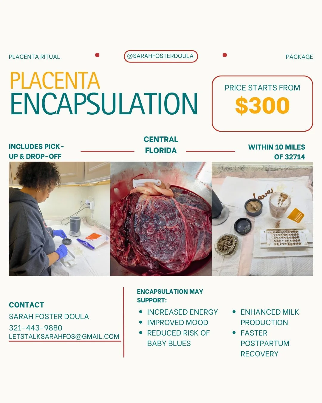 You grew a whole organ for your baby&hellip; what if it could support your postpartum too? 🌿

Placenta encapsulation is one way families continue that connection after birth. Some people use it for:
&bull; energy + mood support
&bull; postpartum rec