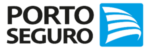 Logotipo de Porto Seguro con un ícono azul y texto en negro