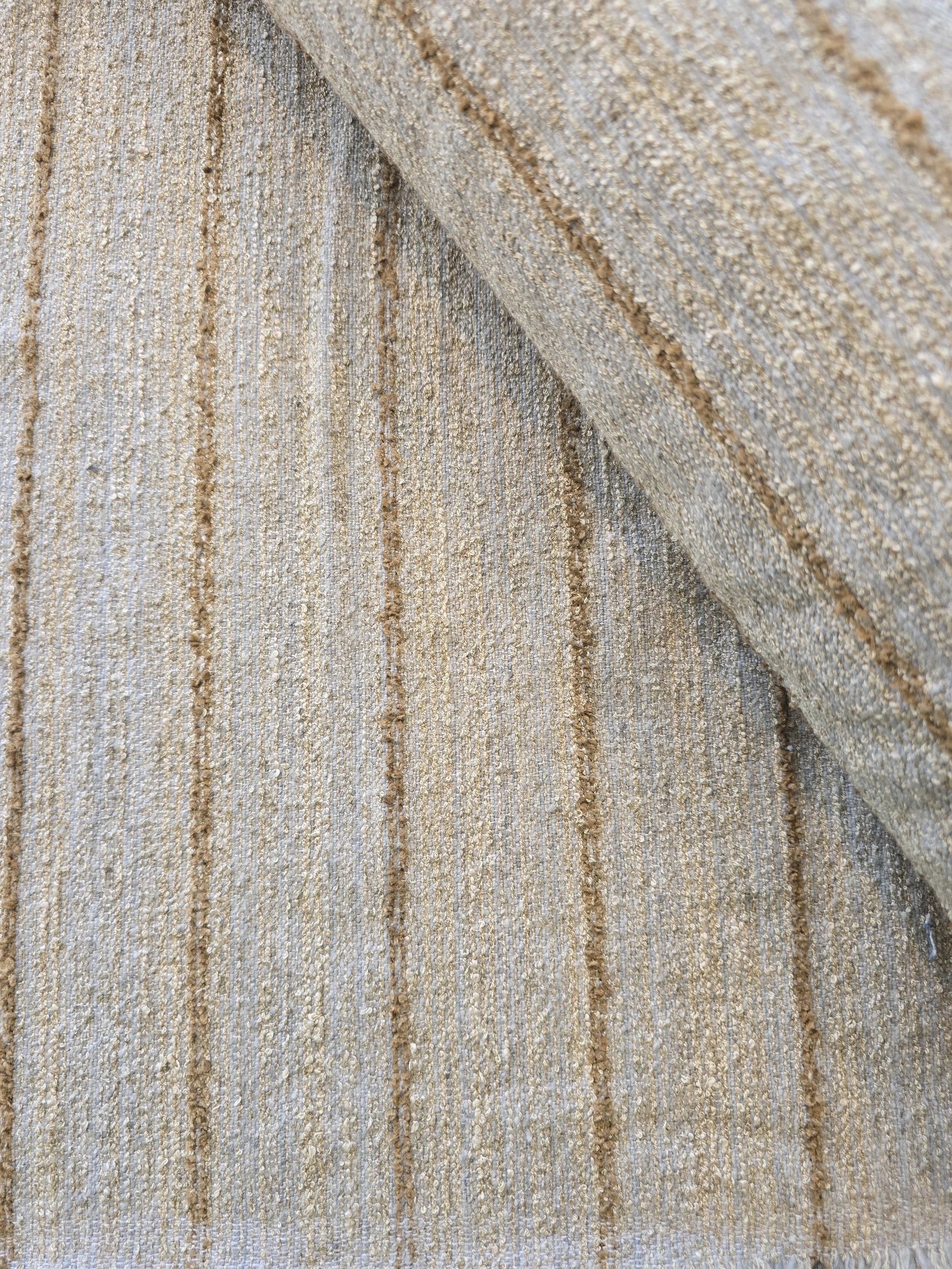 Textured Striped Upholstery Fabric - 5.5 Yards