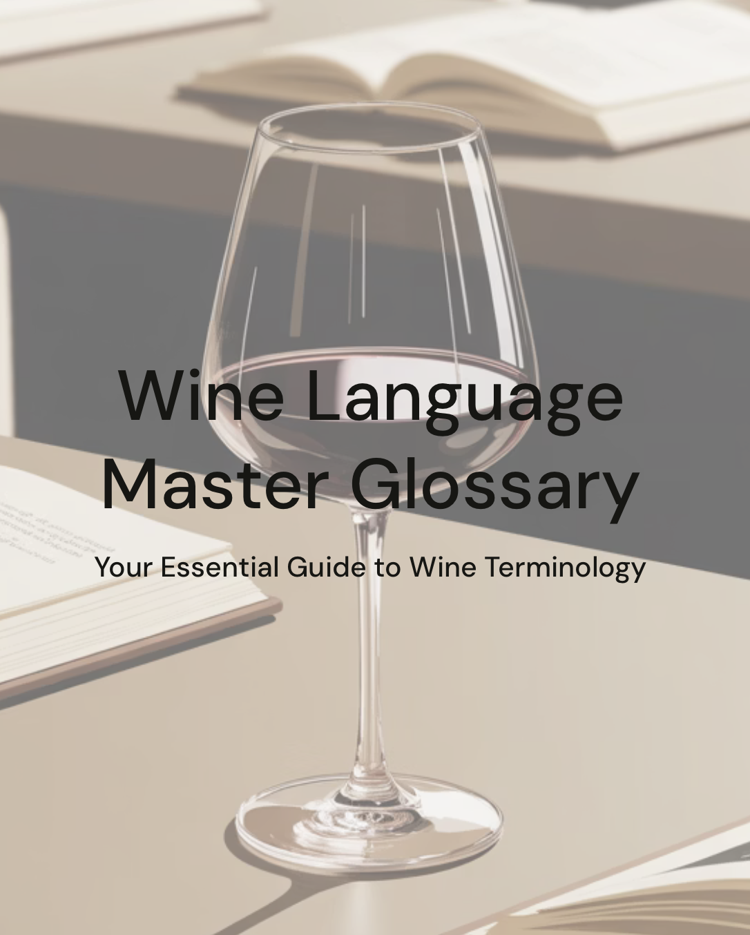 Wine language master Glossary