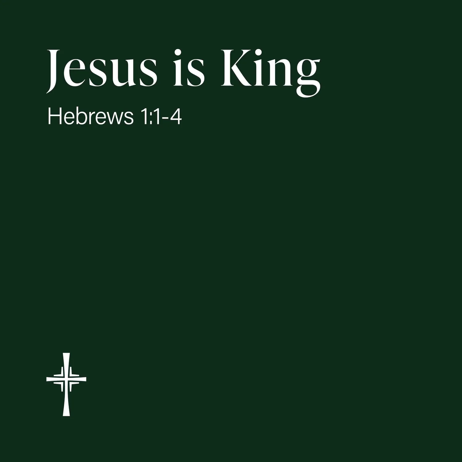 Jesus is King