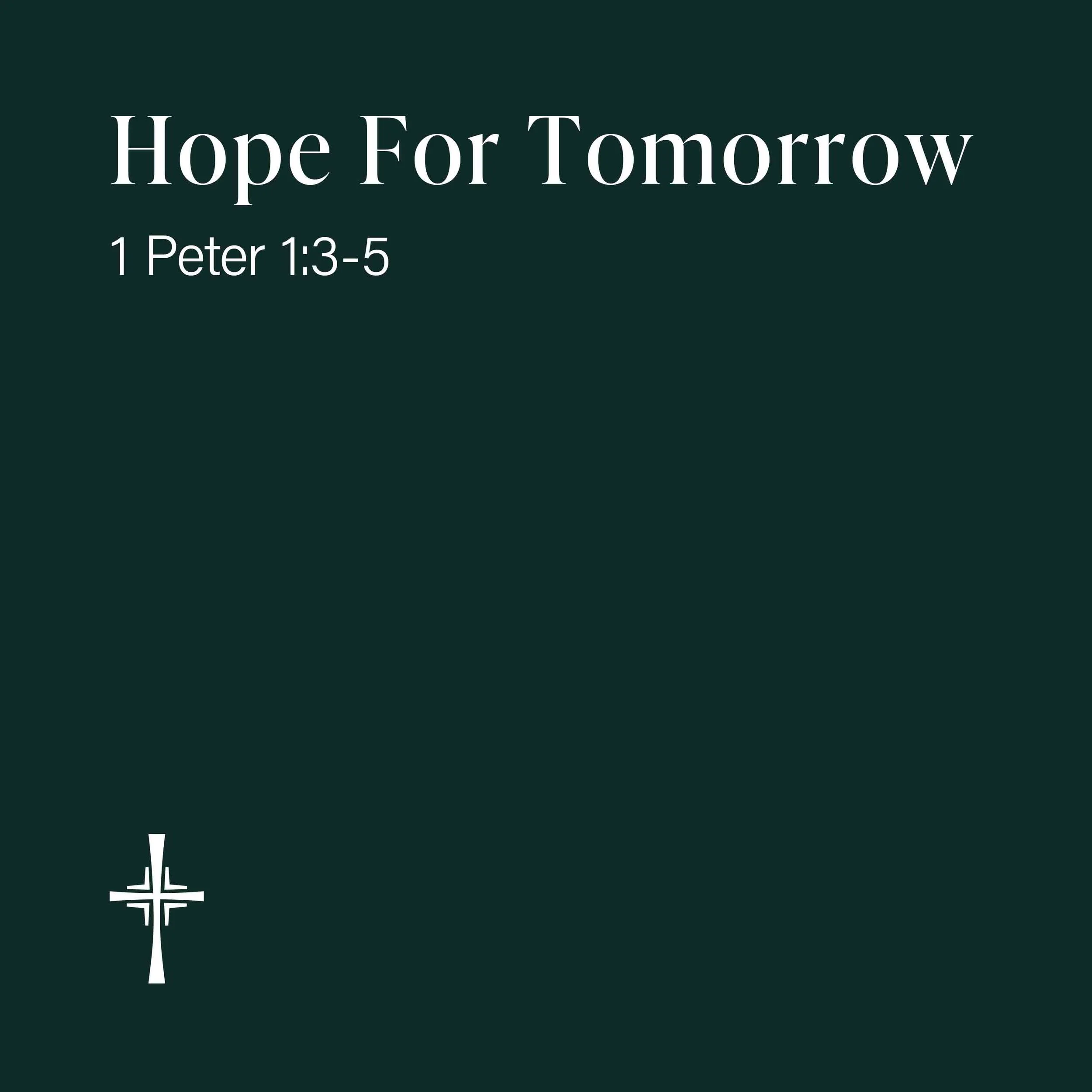 Hope For Tomorrow