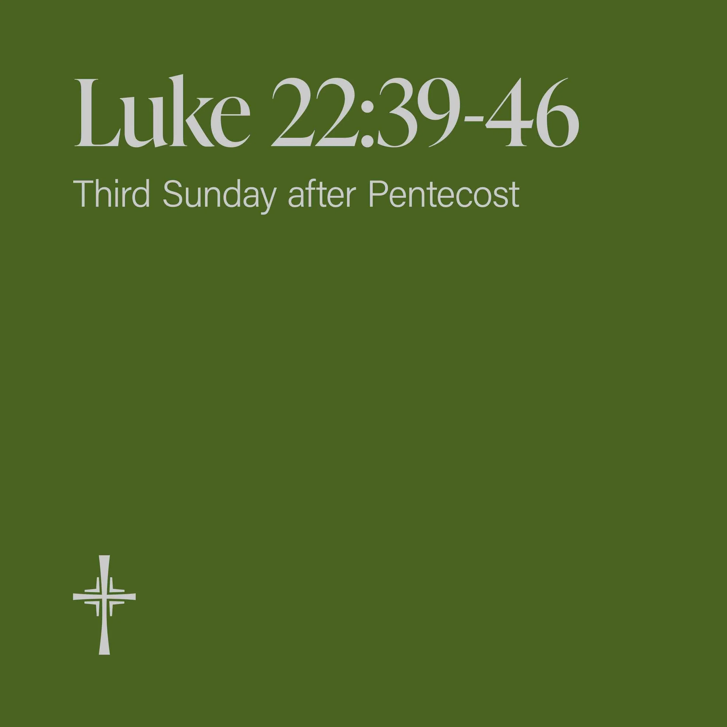Luke 22:39-46