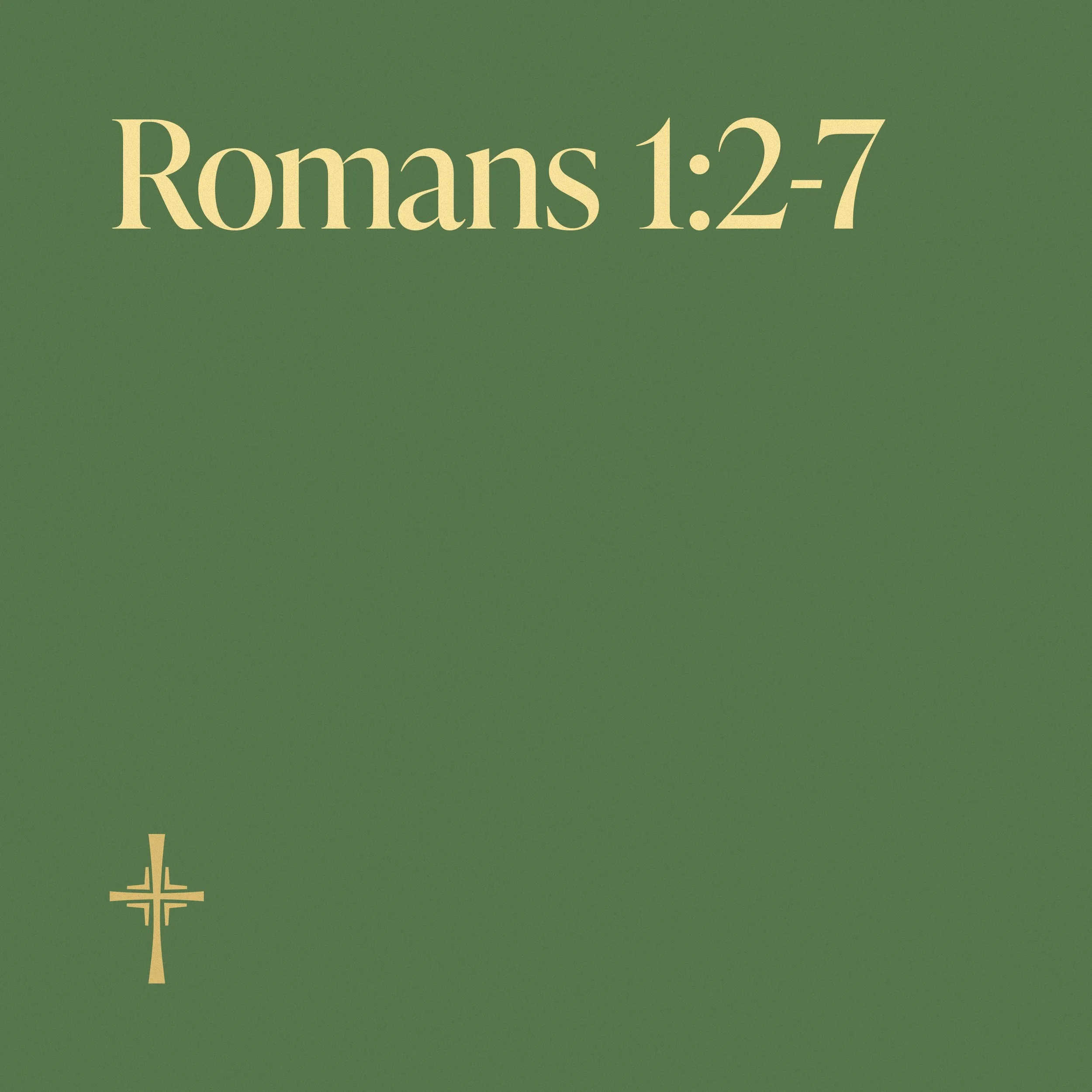 Romans • 1:2-7
