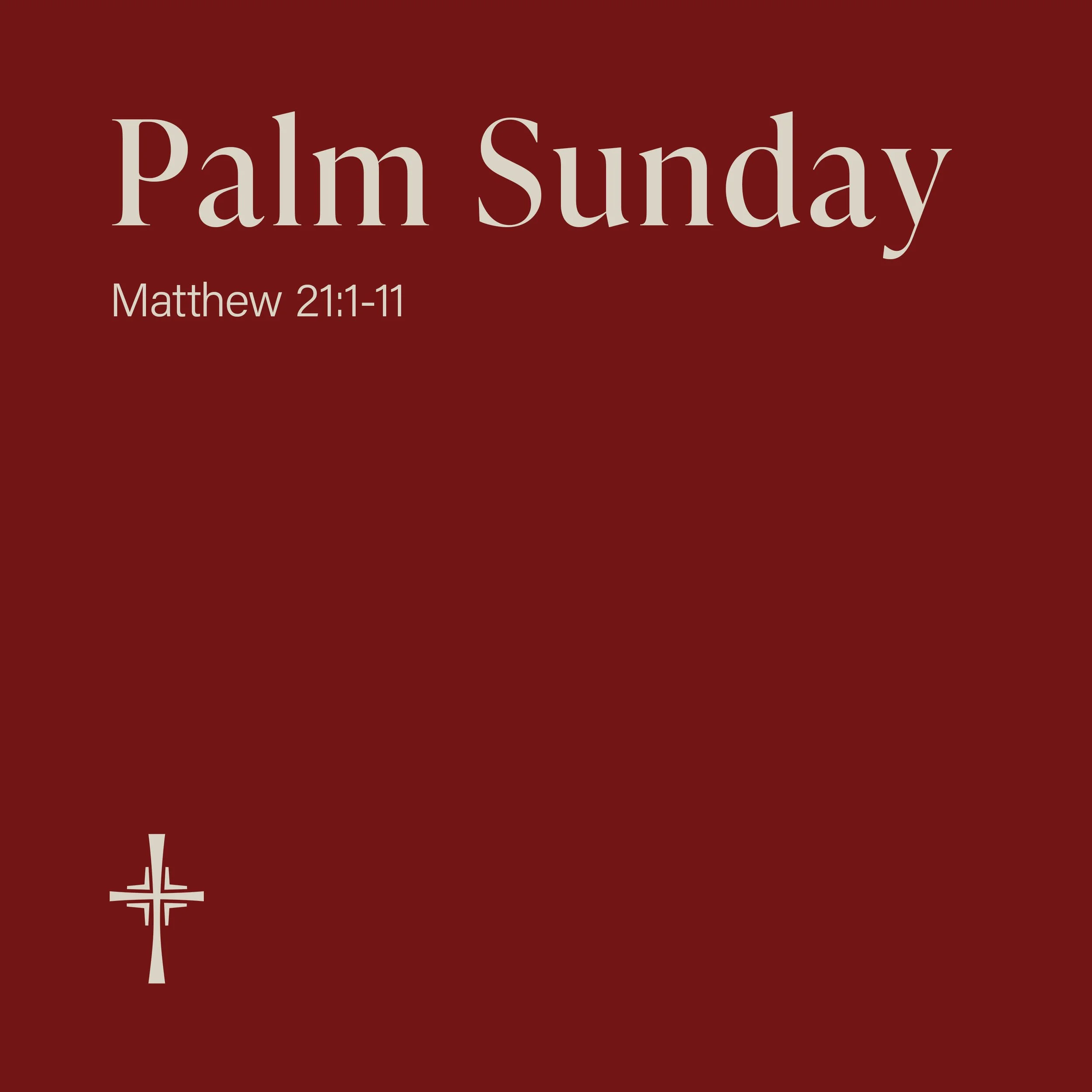 Palm Sunday