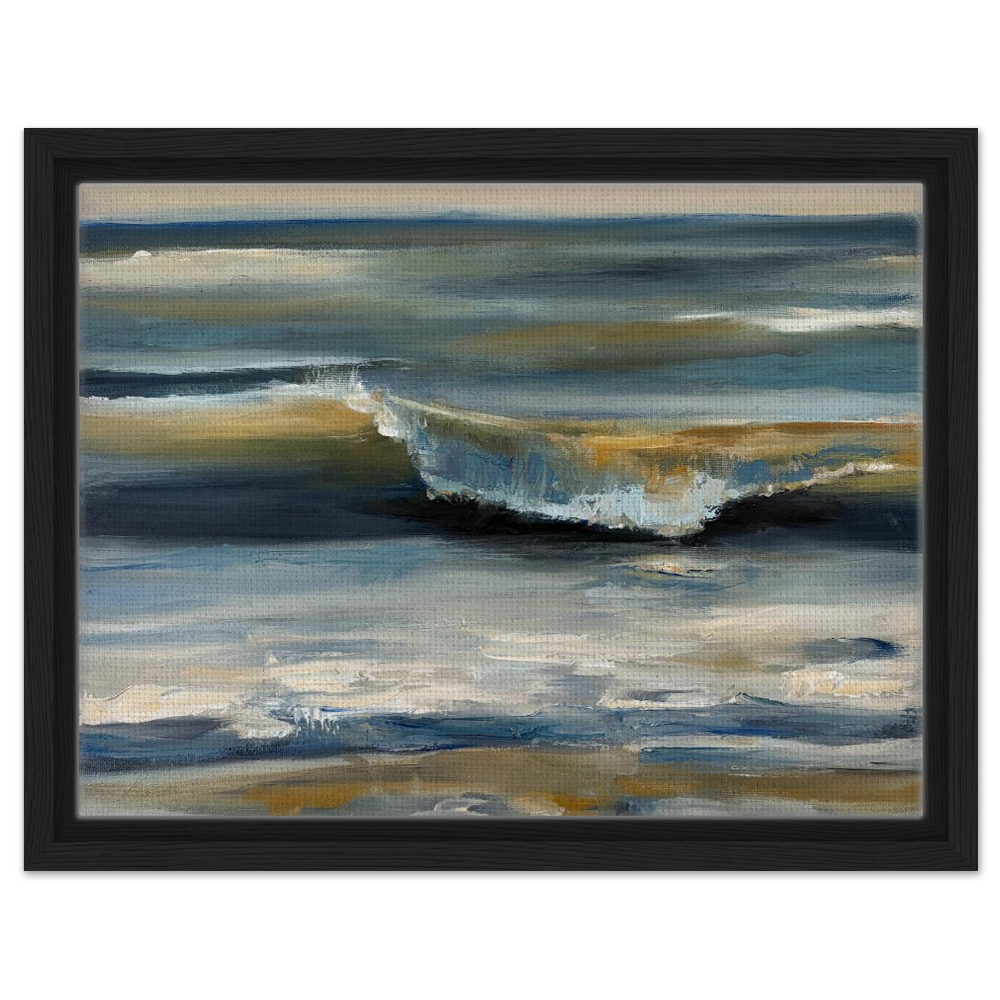 12"x16" (30x40 cm) Framed Canvas - "Almost Abstract"