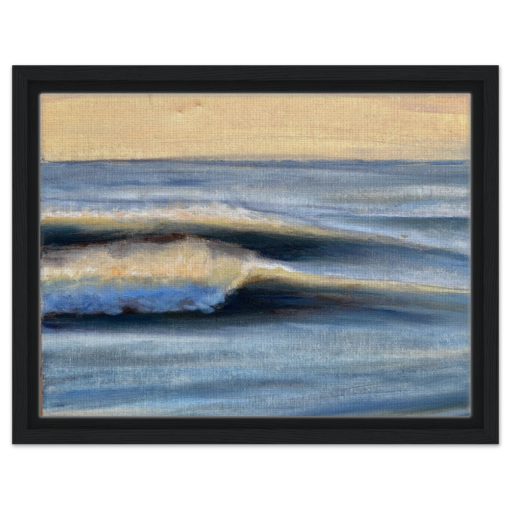 12"x16" (30x40 cm) Framed Canvas - "Spray"