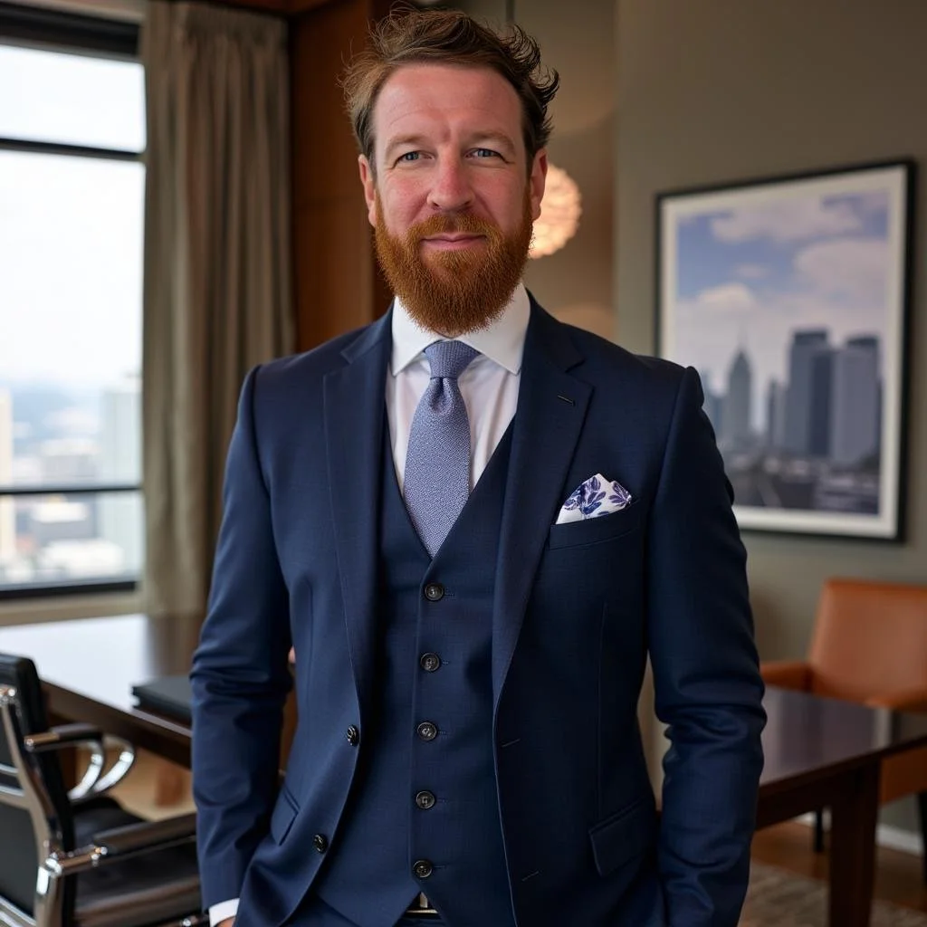 Man standing in an office