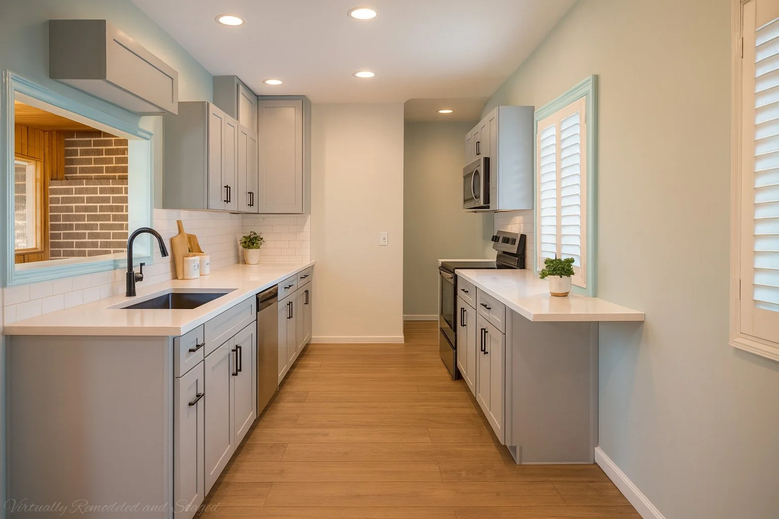 Virtually Remodeled and Staged 