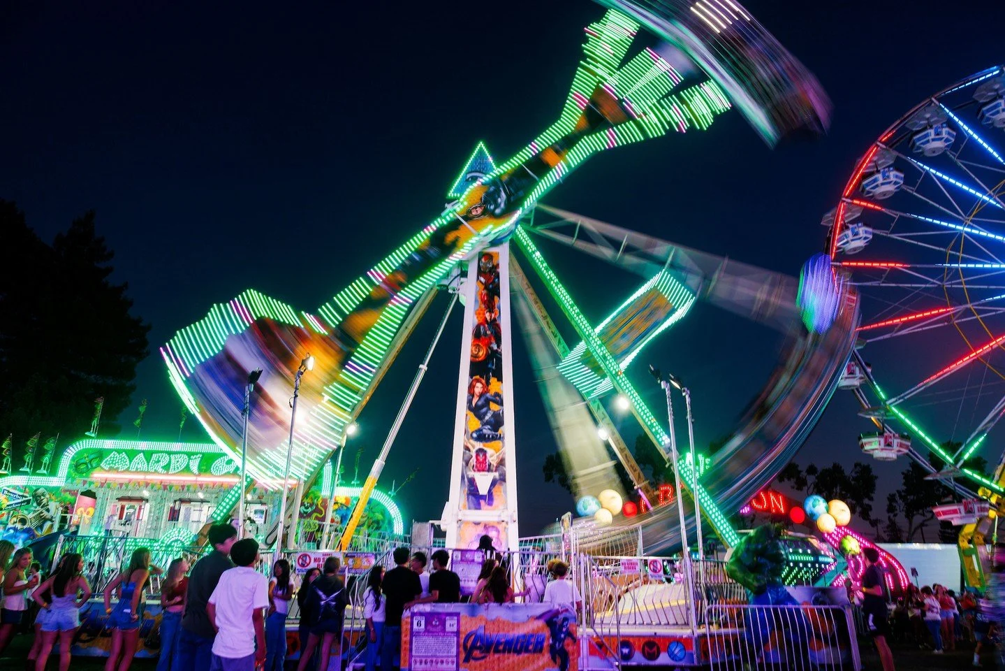 Napa at Night 🎡 Aug 6-9 in downtown Napa is a fair unlike any other. With 35+ live music acts, carnival rides and games, demos and exhibits, live animals, hands-on Fair Farm, makers market, and more! The weather is looking beautiful and there's no b