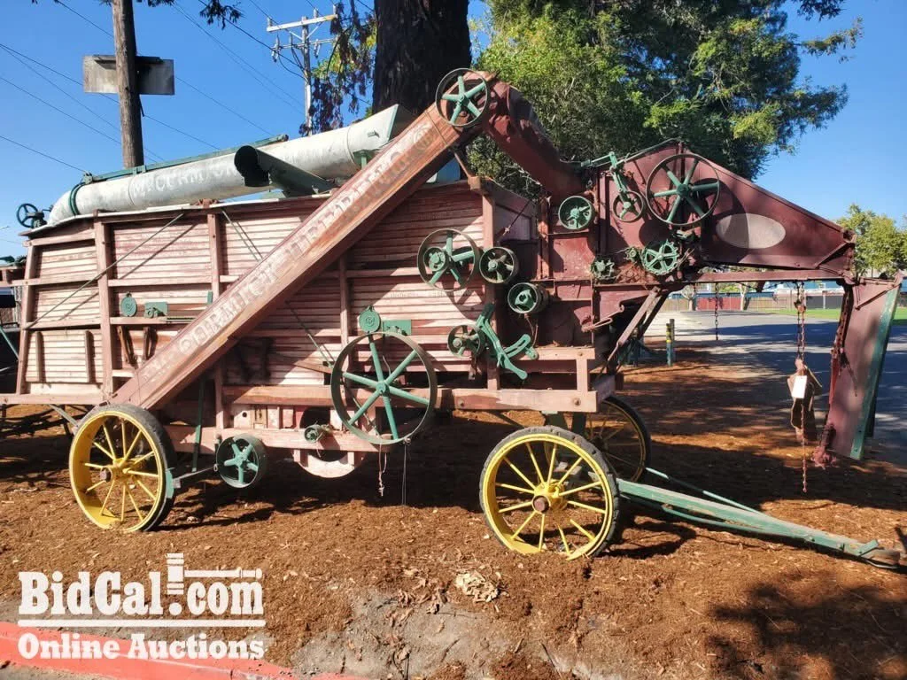 🐎The George &amp; Ruth Geis Horse - Drawn Collection Auction

🌾1880&rsquo;s McCormick Bean Threshing Machine

🐎The Napa Valley Expo is offering for sale the extraordinary George &amp; Ruth Geis Collection, a one-of-a-kind assemblage of historic ho