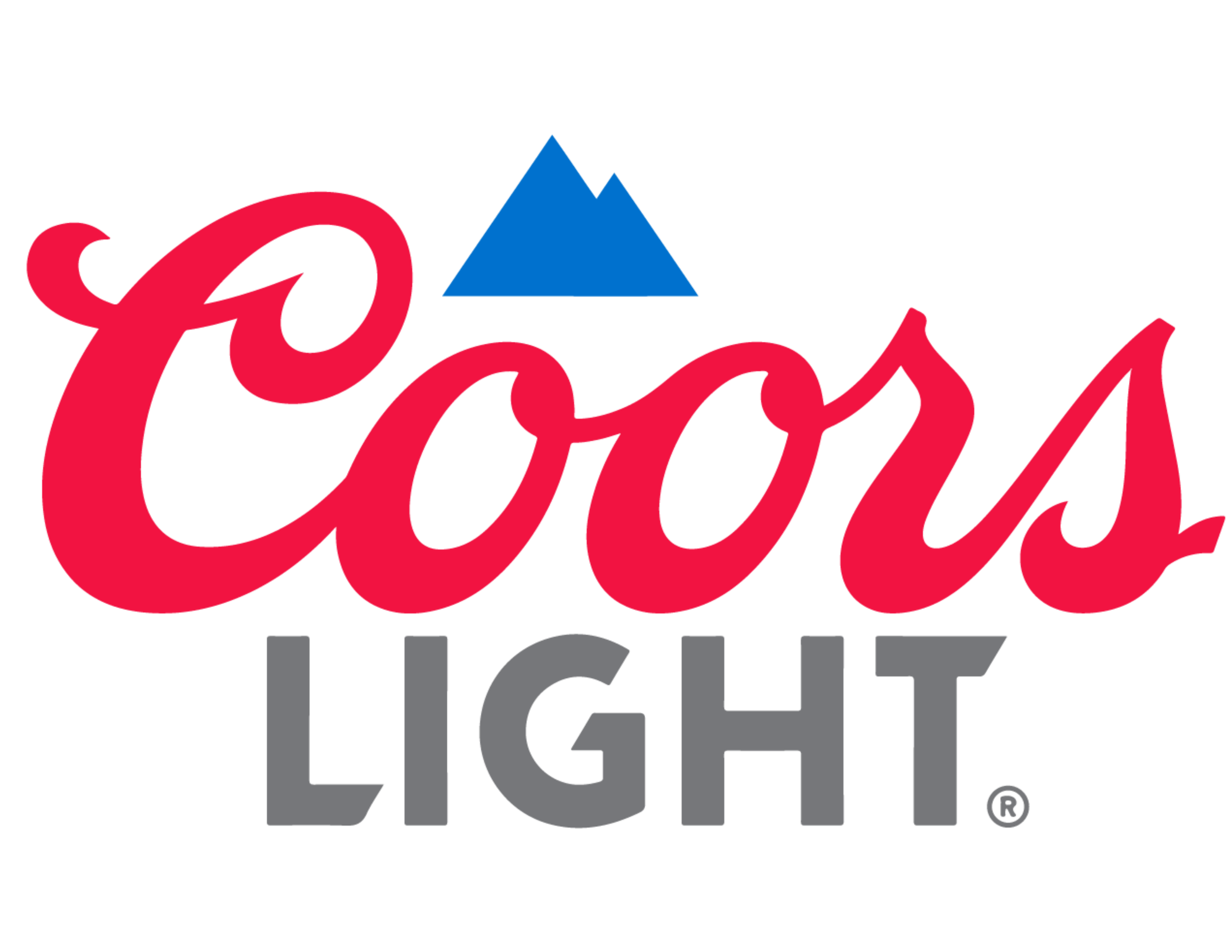 A Lego-style illustration featuring the Coca-Cola logo in red cursive font, with a blue mountain shape above it and gray text reading "COOLER" underneath.