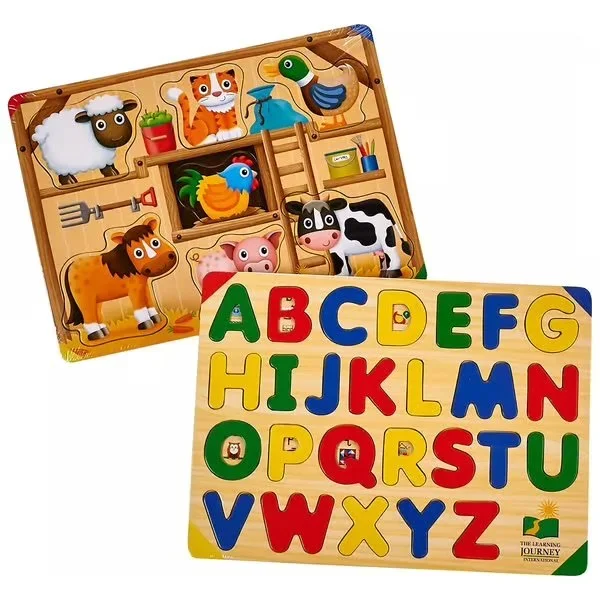 Lift & Learn Wood Puzzle Asst. (PDQ)