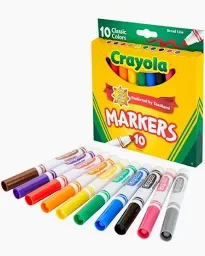 Crayola Classic Markers 10 Pk..webp