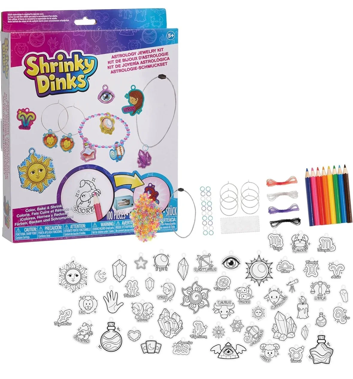 Shrinky Dinks Astrology