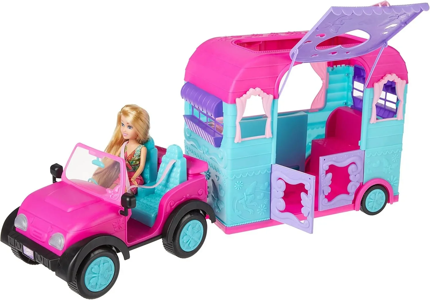 Sparkle Girls Doll w/Jeep & Caravan
