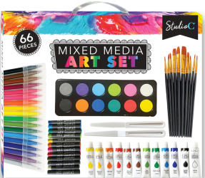 Mixed Media Art Set (66 Pcs.)