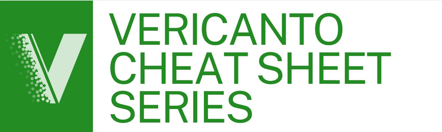 Vericanto Cheat Sheet Series banner